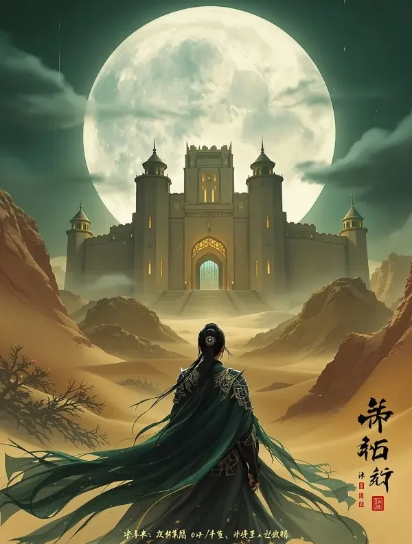 AI漫画短剧《将军在下》古装权谋短剧封面海报